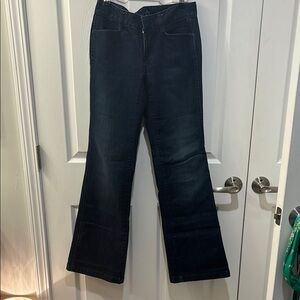 LOFT Dark Wash Women's Jeans size 2 curvy flare